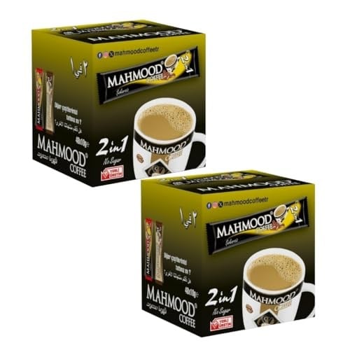 Mahmood Coffee 2si 1 Arada Hazır Kahve 48 Adet x 10 Gram 2li set