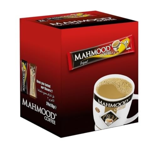 Mahmood Coffee 3 ü 1 Arada Hazır Kahve 24 Adet X 18 Gr - Seçenekler: 10 adet, 24 adet, 42 adet, 6 adet, 40 adet