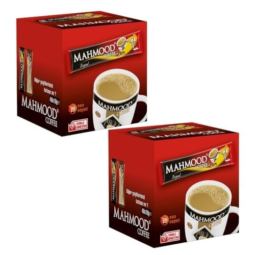 Mahmood Coffee 3ü 1 Arada Hazır Kahve 48 Adet x 18 Gram 2li set