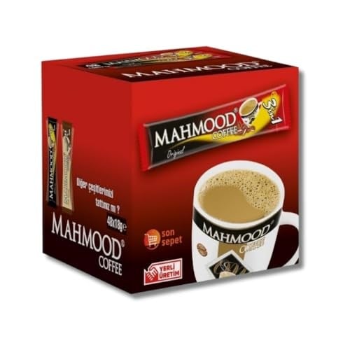 Mahmood Coffee 3ü1 Arada Hazır Kahve 48 Adet X 18 Gram