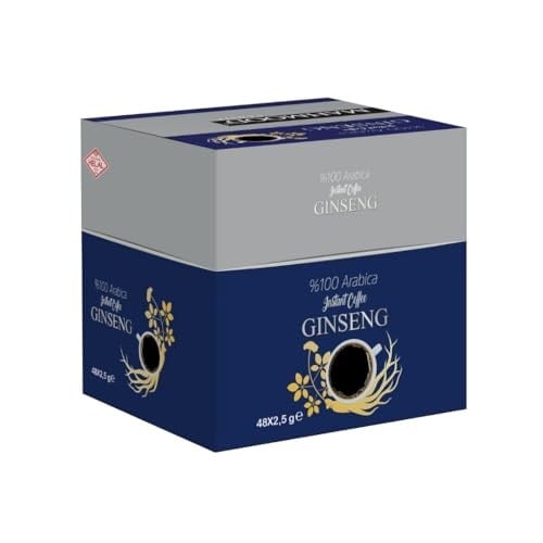 Mahmood Coffee Arabica Ginseng Aromalı Çözünebilir Granül Kahve 2,5g x 48