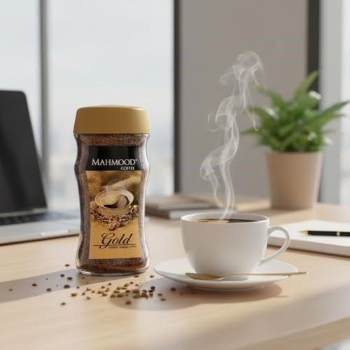 Mahmood Coffee Gold Granül Kahve Cam Kavanoz 200 G - Seçenekler: 90 g, 200 g, 2 kg