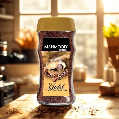 Mahmood Coffee Gold Granül Kahve Cam Kavanoz 200 G - Seçenekler: 90 g, 200 g, 2 kg