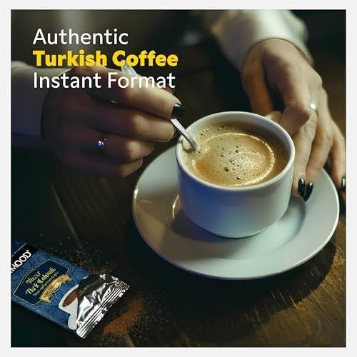 Mahmood Coffee Hazır Türk Kahvesi Orta (8 Gr x 12 Adet)