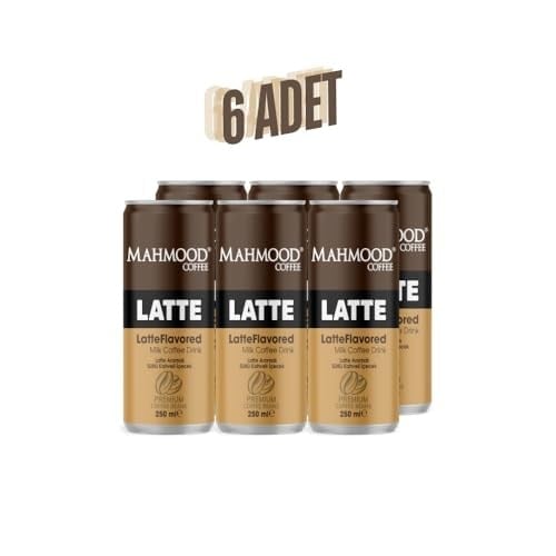 Mahmood Coffee Mocha ve Latte 250 ml Soğuk Kahve Seti - 12 Adet (6 Mocha + 6 Latte)