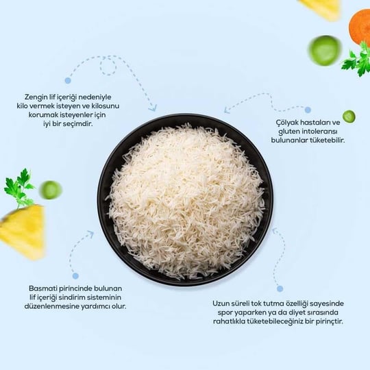 Mahmood Rice 1121 Sella Basmati Pirinç, Kilitli (Aç-Kapa) Ambalaj, 4kg