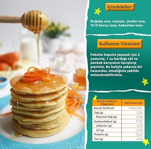 makarna lütfen! Havuçlu Pankek Karışımı 235 Gr