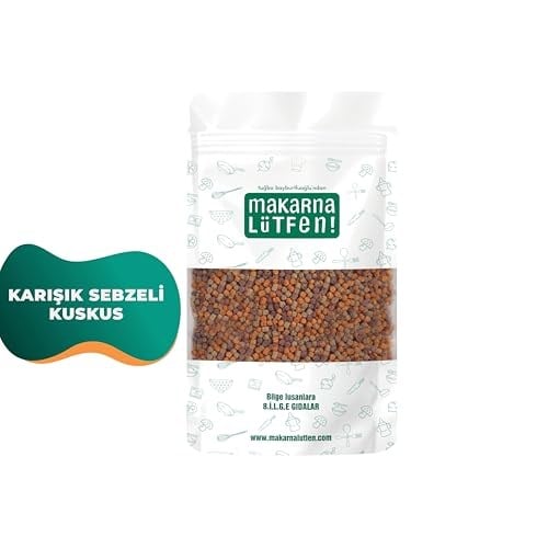 makarna lütfen! Karışık Sebzeli Kuskus %35 Sebze, 250 Gr