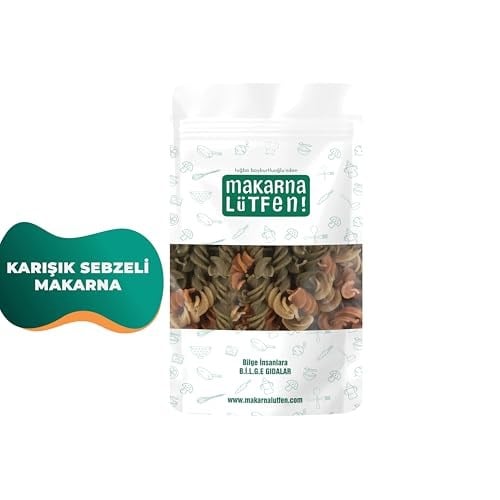 makarna lütfen! Karışık Sebzeli Makarna %35 Sebze, 200 Gr