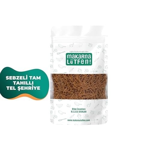 makarna lütfen! Sebzeli Tam Tahıllı Tel Şehriye 250 Gr