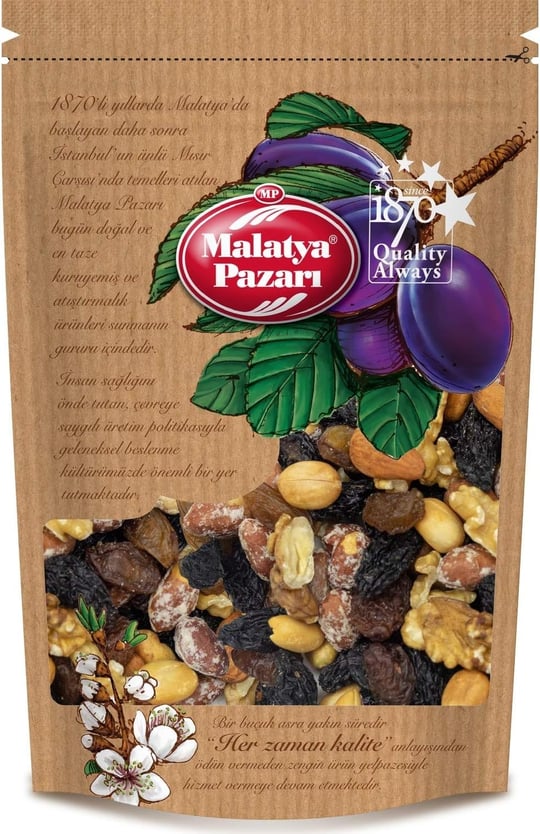 Malatya Pazarı Kuruyemiş Kuru Meyve Karışık 500 gr