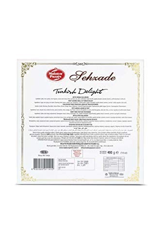 Malatya Pazarı Şehzade Meyveli Kuş Lokum 400 Gr