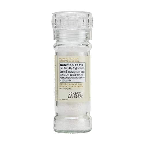 Maldon Sea Salt Flakes Deniz Tuzu Kristalleri, Değirmen Şişe, 55 g
