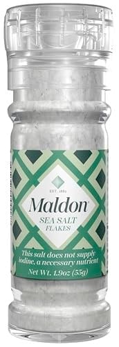 Maldon Sea Salt Flakes Deniz Tuzu Kristalleri, Değirmen Şişe, 55 g