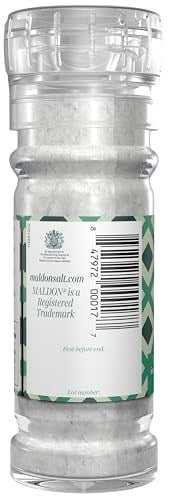 Maldon Sea Salt Flakes Deniz Tuzu Kristalleri, Değirmen Şişe, 55 g
