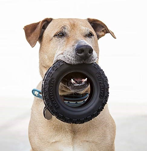 Mamut TireBiterII - Aşırı Çiğneme için Doğal Kauçuk Köpek Oyuncakları - Ekstra Uzun İnteraktif Oyun için Köpek Oyuncakları - Orta - Büyük Köpekler  - Seçenekler: Large 6