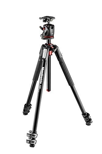 Manfrotto MK190XPRO3-BHQ2 Dijital Film/Kamera Siyah Tripod - Tripod (Dijital/Film Kamerası, 7 kg, 3 Ayak), 171,5 cm, Siyah, Alüminyum) - Seçenekler: Alüminyum 3 Segm Kit Küre Başlı...