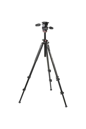 Manfrotto MK290DUA3-3W 290 DUAL Kit Alüminyum 3 Segmanlı (90 Derece Orta Sütun, 3 Yönlü Eğme) - Seçenekler: Tek kişilik