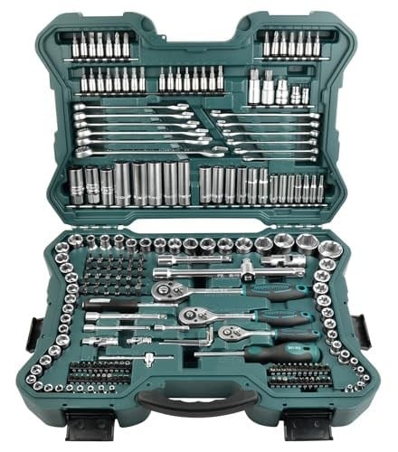 Mannesmann M 98430 Profesyonel Lokma Anahtar Takımı, 215 Parça, Plastik Kutu, Metrik