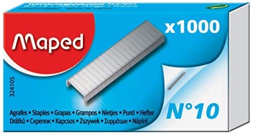 Maped Ofis Ve Kırtasiye 324105 Zımba Teli 2li paket - Seçenekler: N°10, N°10 2li paket