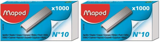 Maped Ofis Ve Kırtasiye 324105 Zımba Teli 2li paket - Seçenekler: N°10, N°10 2li paket