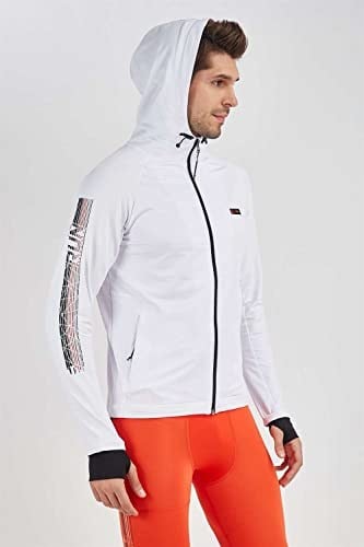 Maraton Active Erkek Kapüşonlu koşu Eşofman Üstü