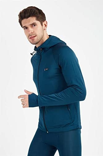 Maraton Active Erkek Kapüşonlu koşu Eşofman Üstü XXL