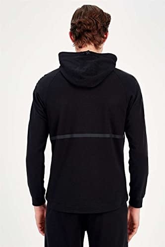 Maraton Sportswear Erkek Kapüşonlu Eşofman Üstü