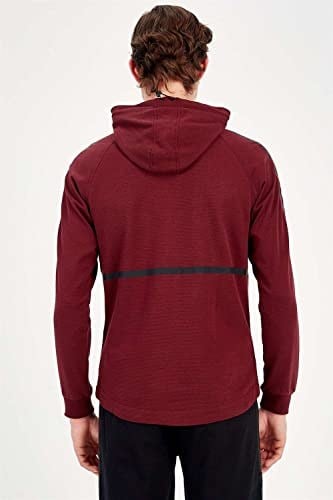 Maraton Sportswear Erkek Kapüşonlu Eşofman Üstü