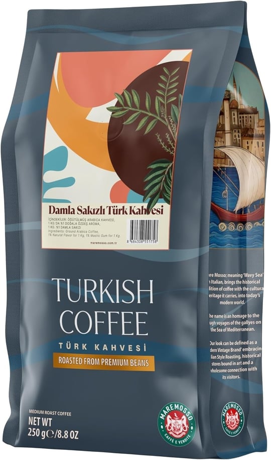 Mare Mosso Damla Sakızlı Türk Kahvesi 250 Gr.