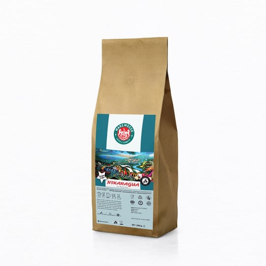 Mare Mosso Nikaragua SHG EP Olemega Çekirdek Filtre Kahve 1 Kg. Çekirdek Öğütülmemiş