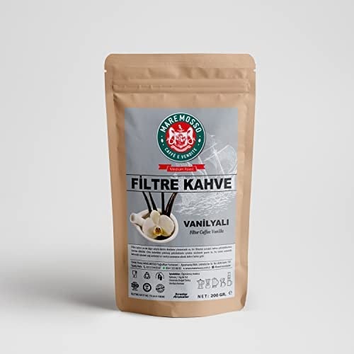 Mare Mosso Vanilya Aromalı Öğütülmüş Filtre Kahve 200 Gr.