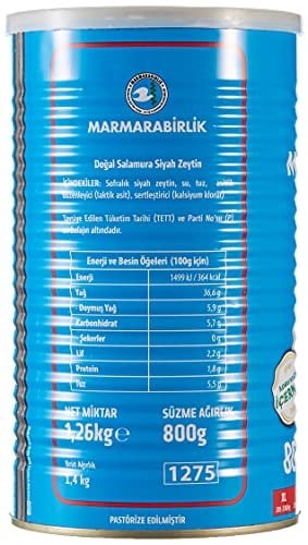 Marmarabirlik 800 Gr Teneke Ekstra (Xl)