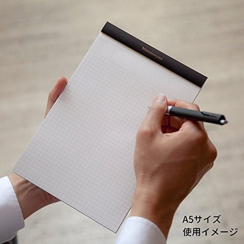 Maruman MNEMOSYNE Notepad A4 (29,7 x 21 cm), 5mm Kareli, 70 Yaprak, Spiralli Defter (N187A) - Seçenekler: Günlük, Tutucu, Yapıştırıcı ve zımba telleri...