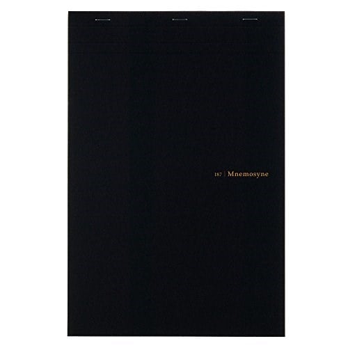 Maruman MNEMOSYNE Notepad A4 (29,7 x 21 cm), 5mm Kareli, 70 Yaprak, Spiralli Defter (N187A) - Seçenekler: Günlük, Tutucu, Yapıştırıcı ve zımba telleri...