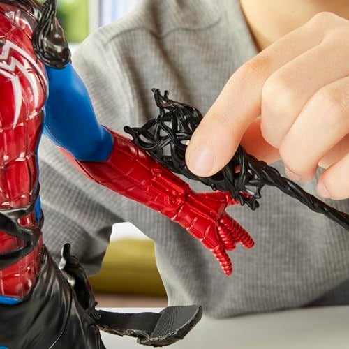 Marvel Spider-Man VenomVersus Spider-Man Liquid Shifter Aksesuarlı Aksiyon Figürü