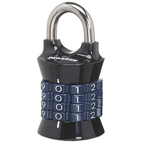 Master Lock 1535D Locker Lock Set Kendi Kombinasyonunuzu Asma Kilit, 1 Paket, Renkler Değişebilir