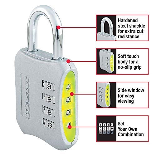 Master Lock 653D 2 in. kombinasyon asma kilit, 653D
