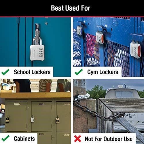 Master Lock 653D 2 in. kombinasyon asma kilit, 653D