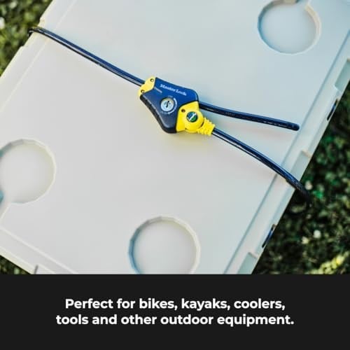 Master Lock 8413DPF Python kablolu kilit, anahtarlı, 1 adet