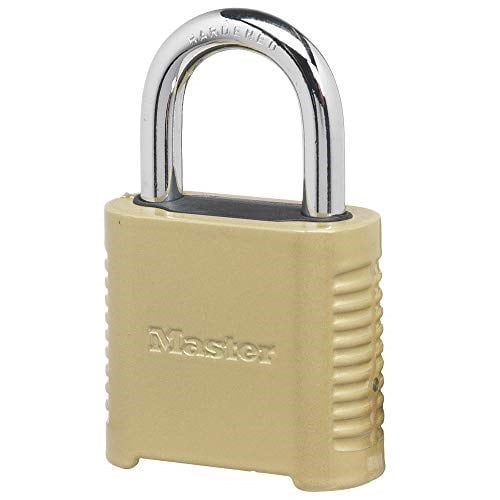 Master Lock 875D Ağır Hizmet Dış Mekan Şifreli Kilit, 5 cm Genişlik, Pirinç Kaplama