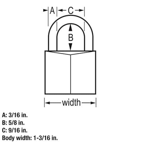 Master Lock Kapalı Alüminyum Asma Kilitler, Anahtarlı Küçük Kilitler, Anahtarlı Alike Asma Kilitler, 2li Paket, Siyah