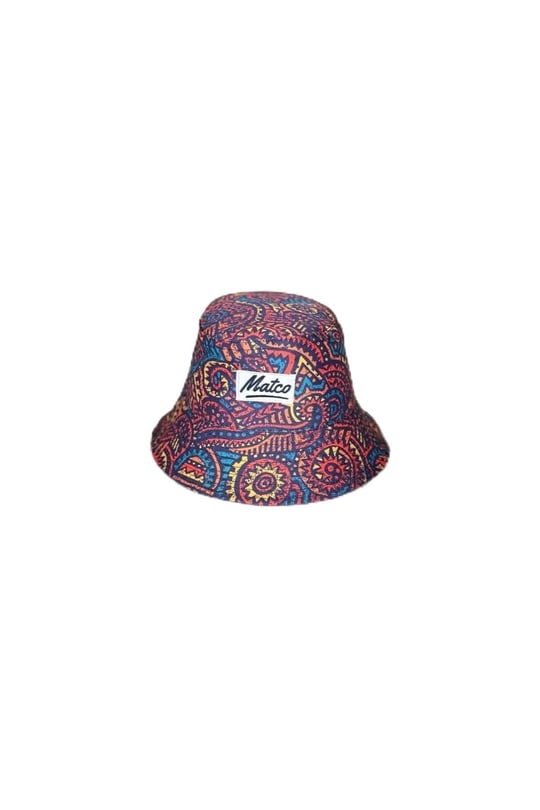 MATCO Renkli Desenli-Unisex Balıkçı (BUCKET) Şapka desenli Standart