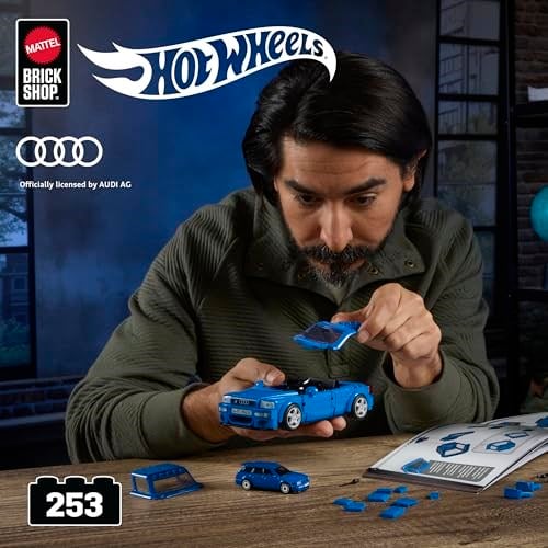 Mattel Brick Shop Hot Wheels Speed Audi, JGR28