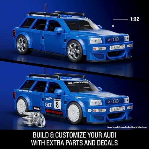 Mattel Brick Shop Hot Wheels Speed Audi, JGR28