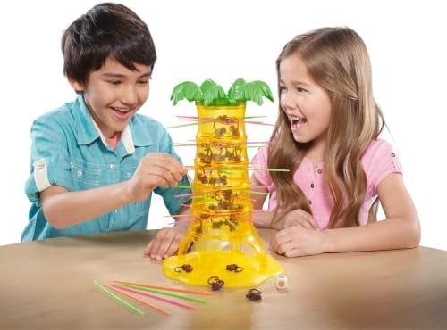 Mattel Games SOS Ouistiti, 30 Maymun, 30 Çok Renkli Çubuk ve 1 Özel Zar İçeren Çocuklar ve Yetişkinler için Aile Beceri ve Masa Oyunu, 52563, Ambalaj değişebilir