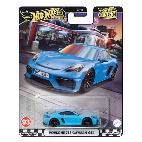 Mattel Hot Wheels Premium 2024 Boulevard Series Porsche 718 Cayman Gt4