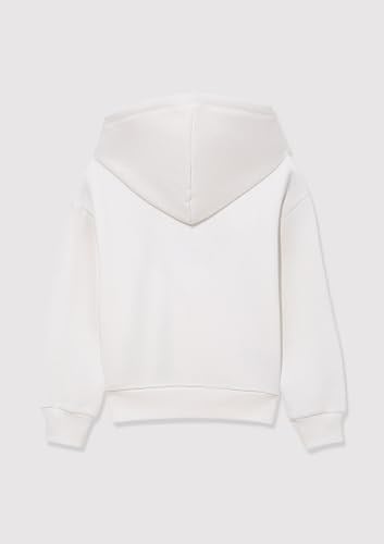 Mavi Logo Baskılı Beyaz Kapüşonlu Sweatshirt 6610110-70057