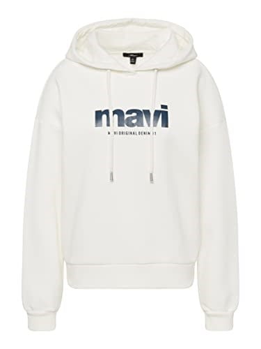 Mavi Logo Baskılı Kapüşonlu Lacivert Sweatshirt 168334-70488