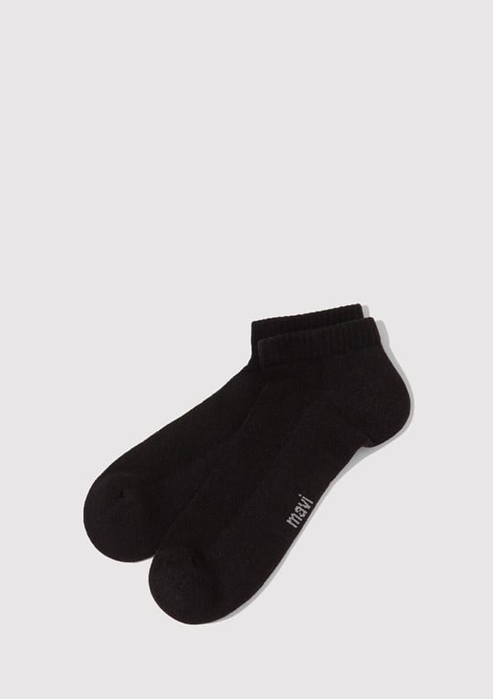 Mavi Siyah Havlu Patik Çorap 091992-900 Siyah-900 One Size